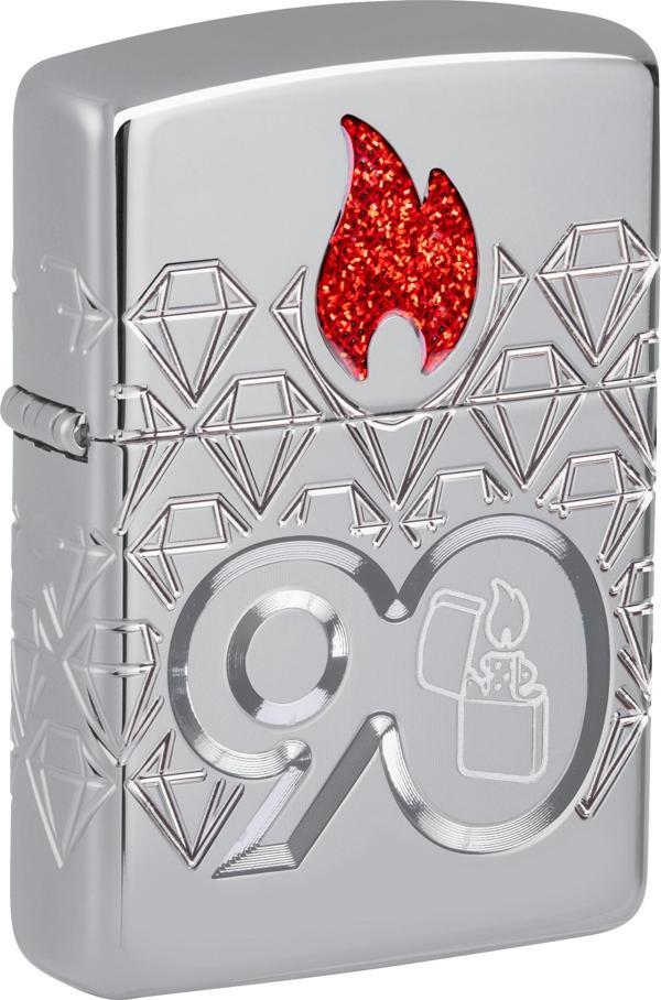Zippo 90. Yıl Özel Koleksiyonu Armor® Kasa Çakmak - Image 1