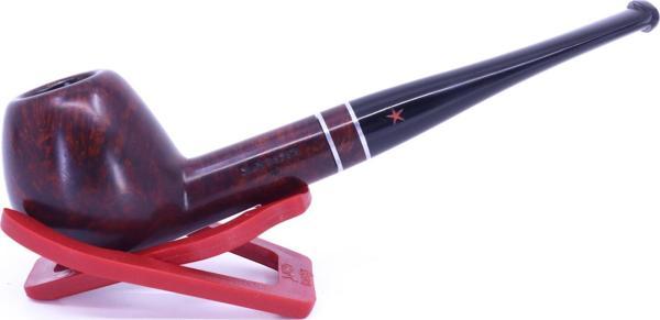 Şahin Kırmızı Yıldız Billiard 9mm Filtreli Ebonit Saplı Pipo 237060-103 Model 1 - Image 1