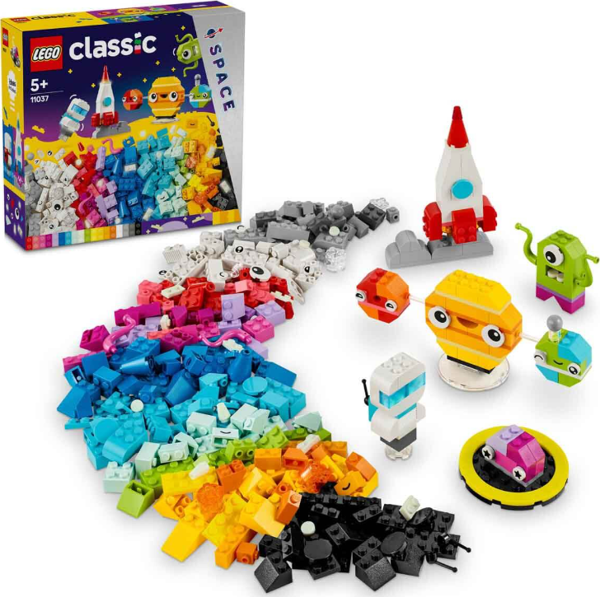 LEGO Classic Yaratıcı Uzay Gezegenleri Güneş Sistemi İçeren Yaratıcı Oyuncak Yapım Seti (450 Parça) - Image 1