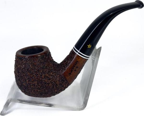Şahin Sarı Yıldız Bent Apple 9mm Filtreli Akrilik Saplı Pipo Mod Pet-20 - Image 1