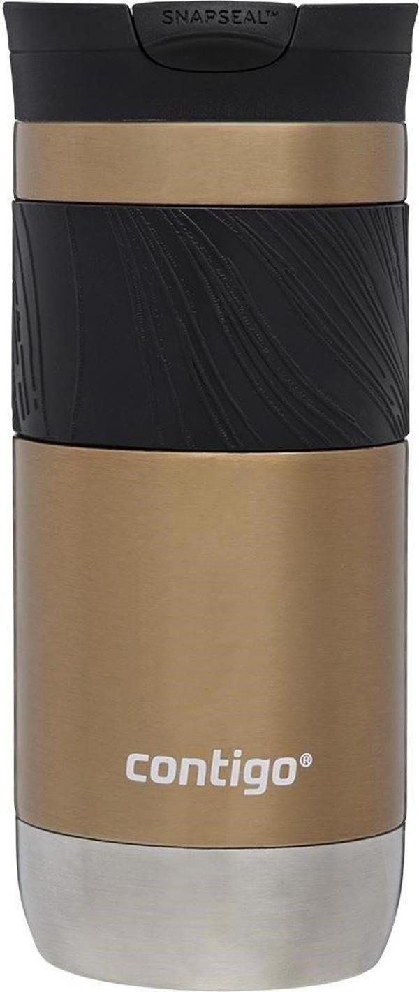 Contigo Byron Pro Snapseal Termos Bardak 470ML - Karamel - Image 1
