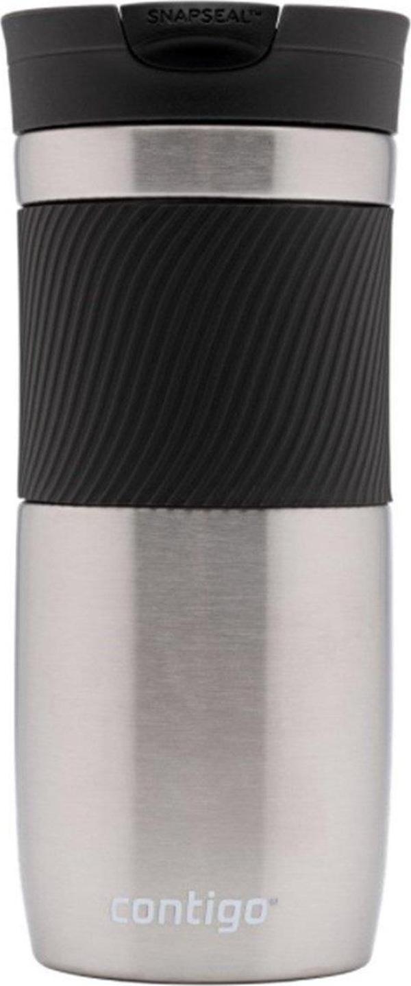 Contigo Byron Snapseal Termos Bardak 470ML - Gri - Image 1