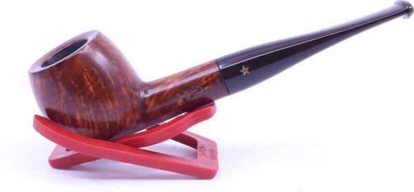 Şahin Sarı Yıldız Prince 9mm Filtreli Ebonit Saplı Pipo Bari-2 247791 - Image 1