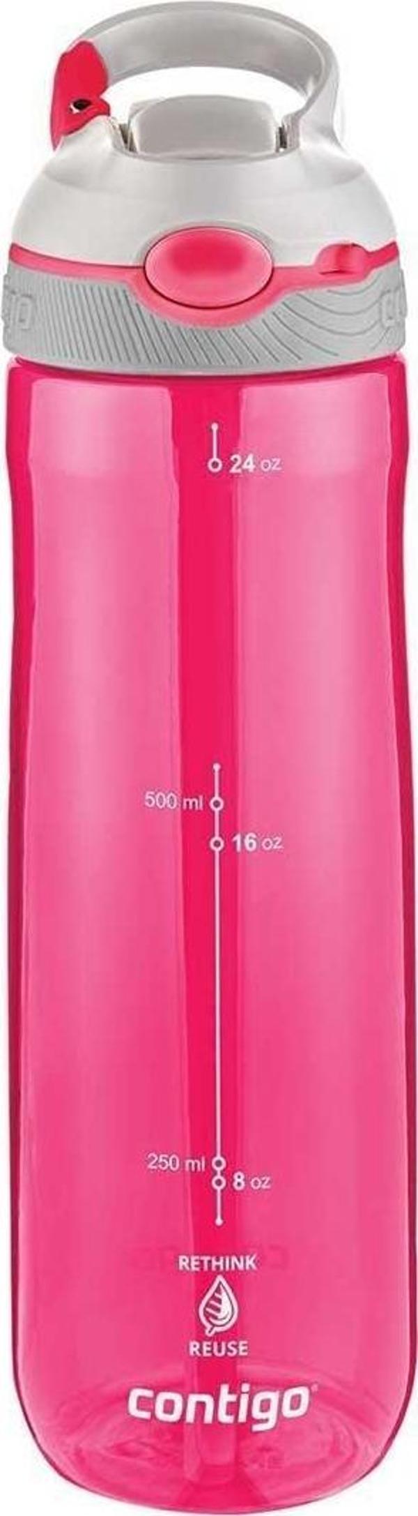 Contigo Cortland Tren Tek El Bas İç Kapaklı Su Matarası 720ml 2197050 - Pembe - Image 1
