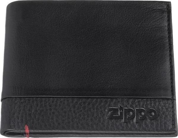 Zippo RFID Bloklamalı Nappa Deri Kredi Kartlıklı Cüzdan - Siyah - Image 1