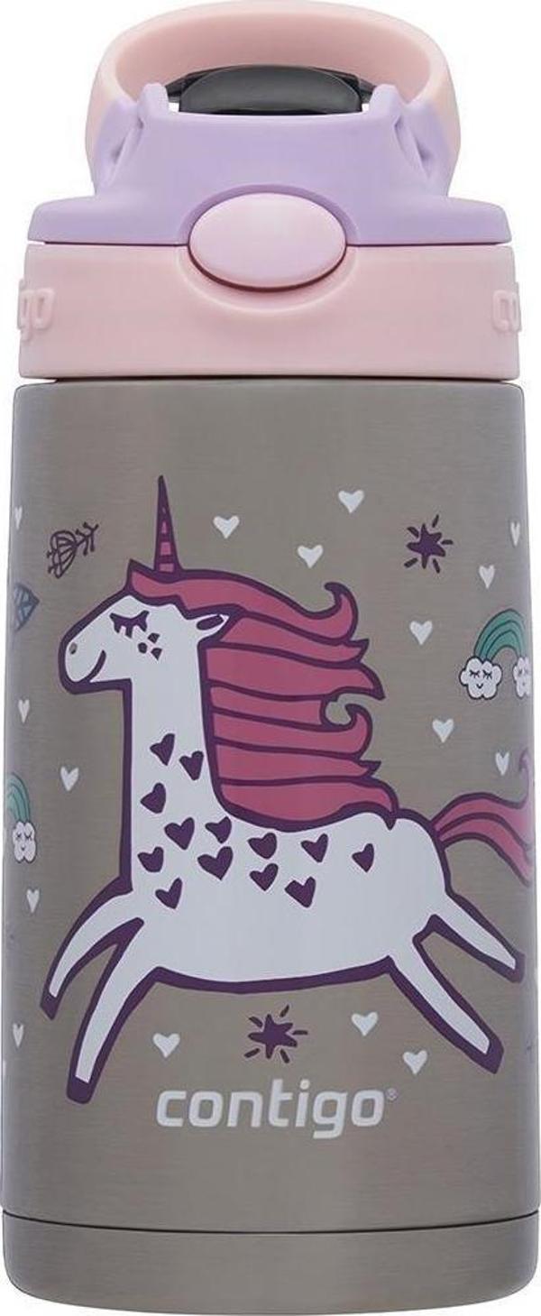 Contigo Gizmo Dragon Çelik Çocuk Suluğu 420ML - Pembe - Image 1