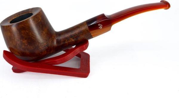 Şahin Üç Yıldız Bent Pot Mod Ban 3 9mm. Filtreli Akrilik Saplı Pipo 237897 - Image 1