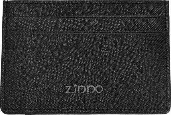 Zippo Saffiano Deri Cüzdan - Siyah - Image 1