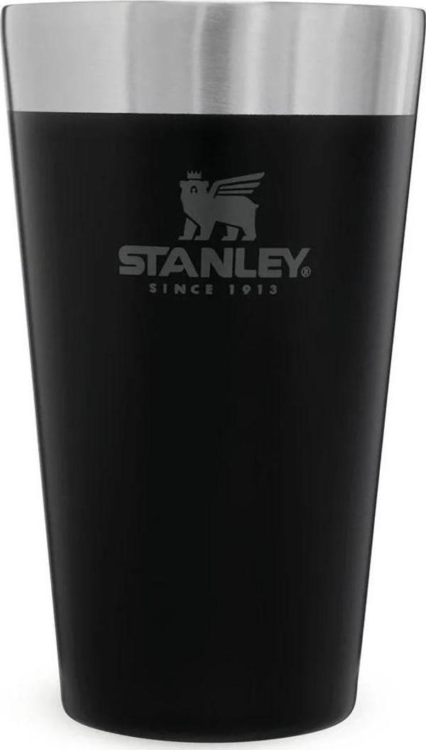 Stanley Adventure Vakumlu Soğuk İçecek Bardağı 0.47 Lt - Matte Black Pebble - Image 1