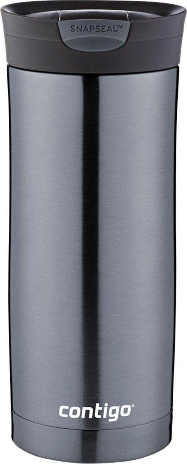 Contigo Huron Snapseal Termos Bardak 470ML - Gri - Image 1