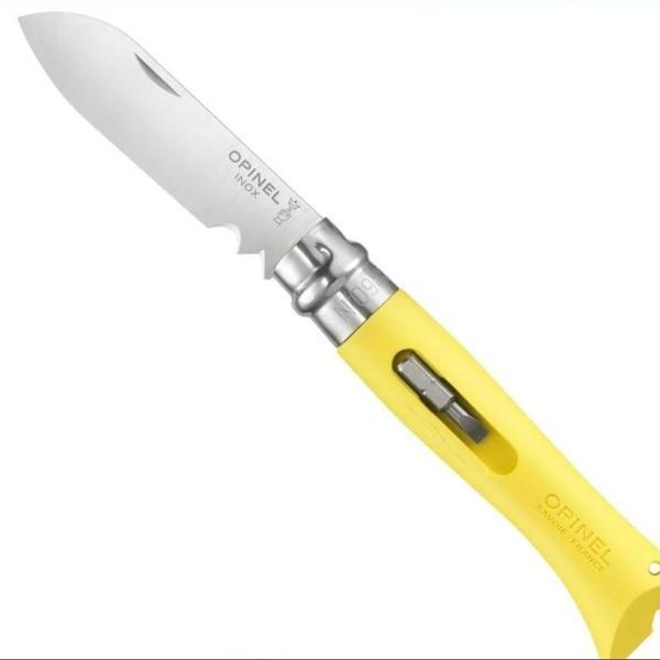 Opinel No 09 Çok Amaçlı Paslanmaz Çelik Çakı - Sarı - Image 1