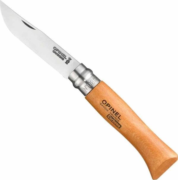 Opinel No 8 Kayın Saplı Karbon Çelik Çakı - Image 1