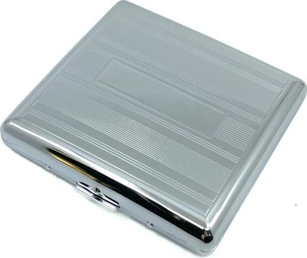 Metal Krom Renk Sigara Tabakası Model 2 - Image 1