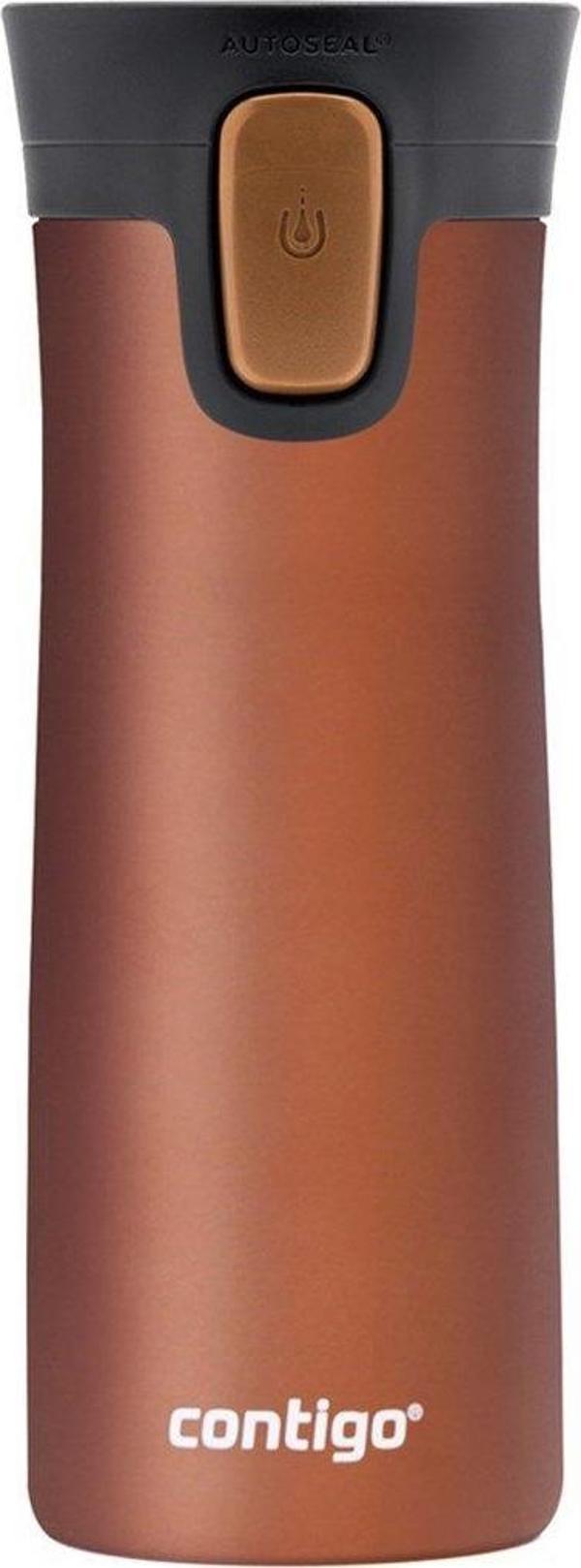 Contigo Pinnacle Autoseal Termos Bardak 420ML - Kahverengi - Image 1