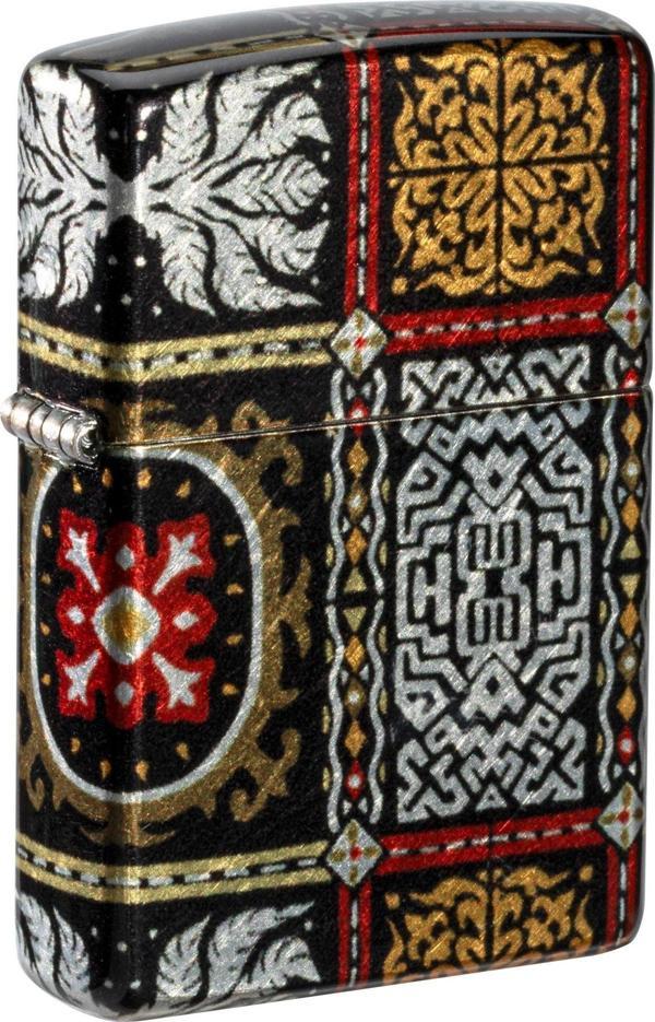 Zippo Tapestry Pattern - Dokuma Dizayn Çakmak - Image 1