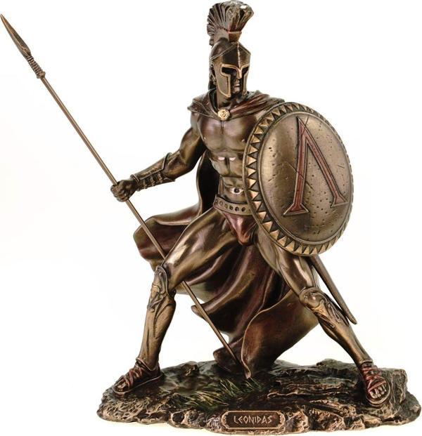 Mızrak ve Kalkanlı Leonidas Biblo 34 cm - Image 1
