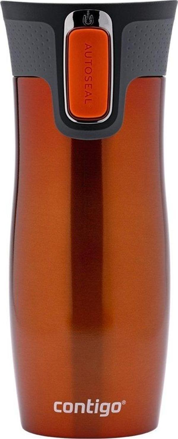 Contigo Westloop Autoseal Termos Bardak 470ML - Turuncu - Image 1
