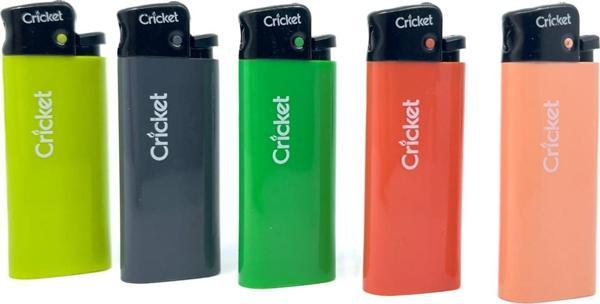 Cricket Renkli Cep Boy/Pocket - Taşlı Çakmak 5'li SET No:3 - Image 1