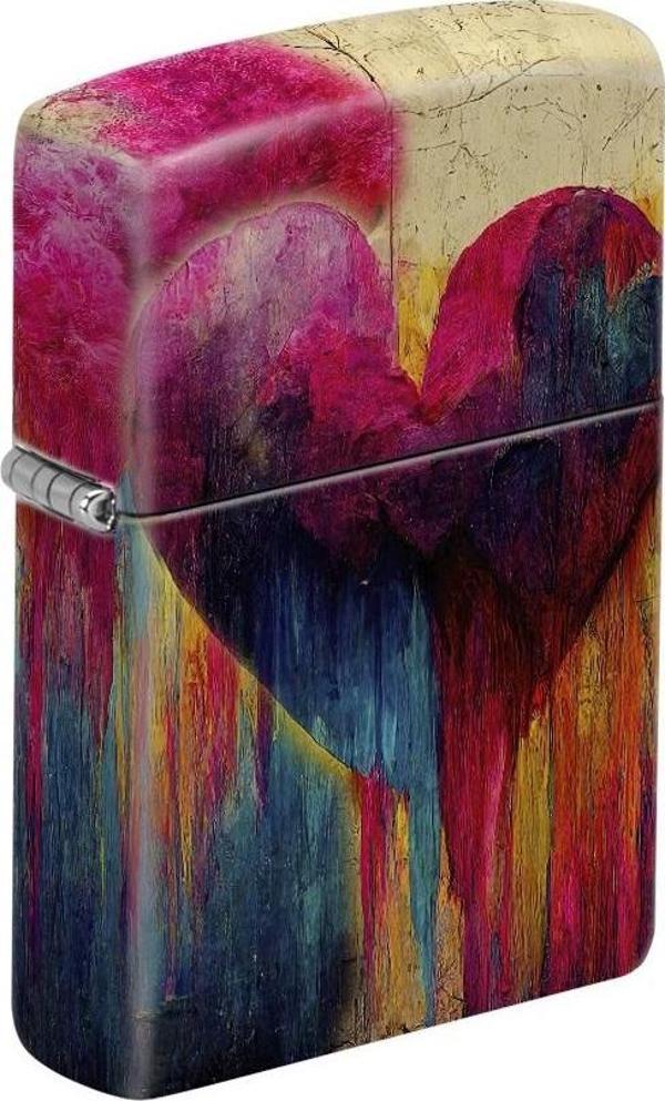 Zippo Heart Grafitti Dizayn Çakmak - Image 1