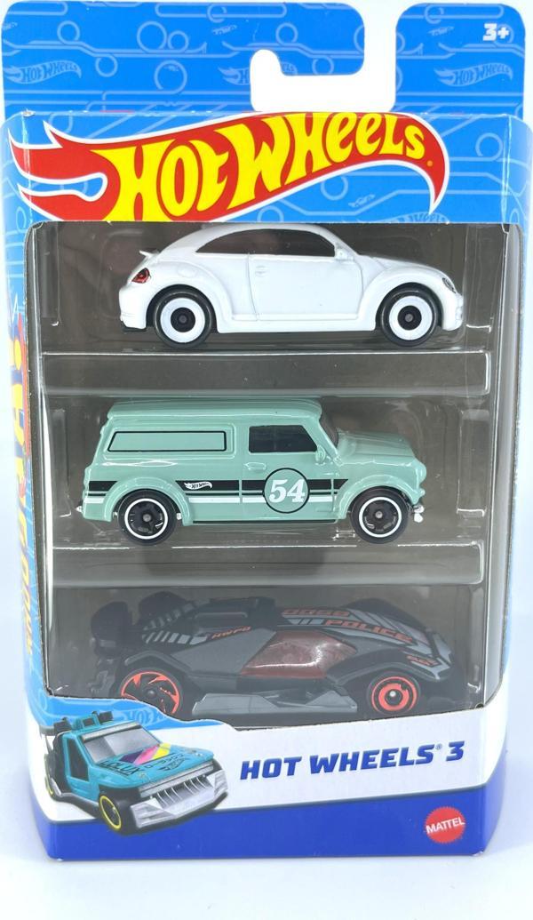 Hot Wheels 3'lü Araba Seti - Set 7 - Image 1