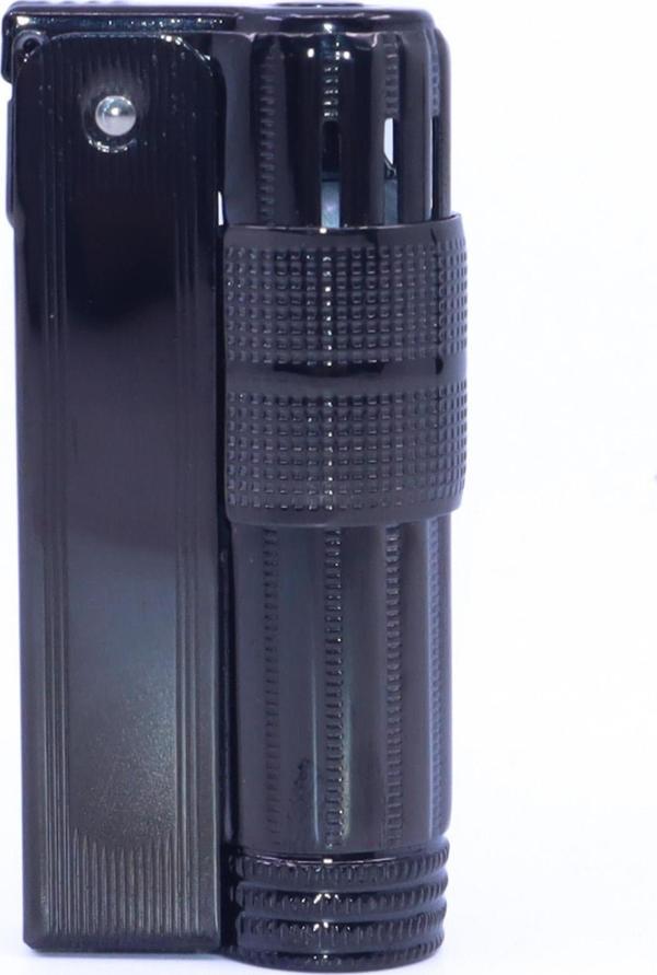 Imco Orijinal Avusturya Üretimi Paslanmaz Çelik Benzinli Muhtar Çakmak - Füme Rengi - Image 1