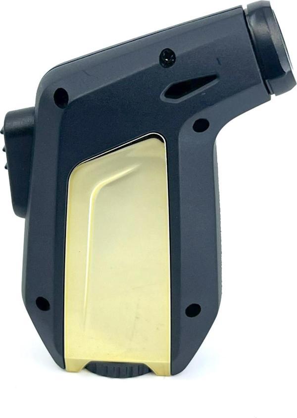 Parmida Puro Çakmağı Jet Alev - Gold/Black - Image 1