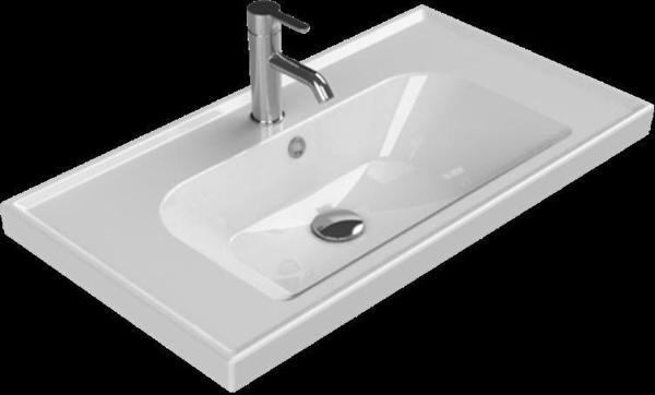 Cerastyle Turkuaz Frame Etajerli Lavabo 80X45 Cm - Image 1