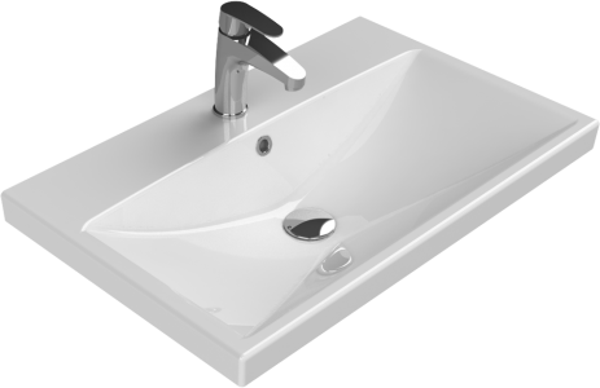 Cerastyle Turkuaz Elıte Etajerli Lavabo 70X45 Cm - Image 1