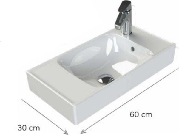 Sharp Etajerli Lavabo 60*30 Cm - Image 1