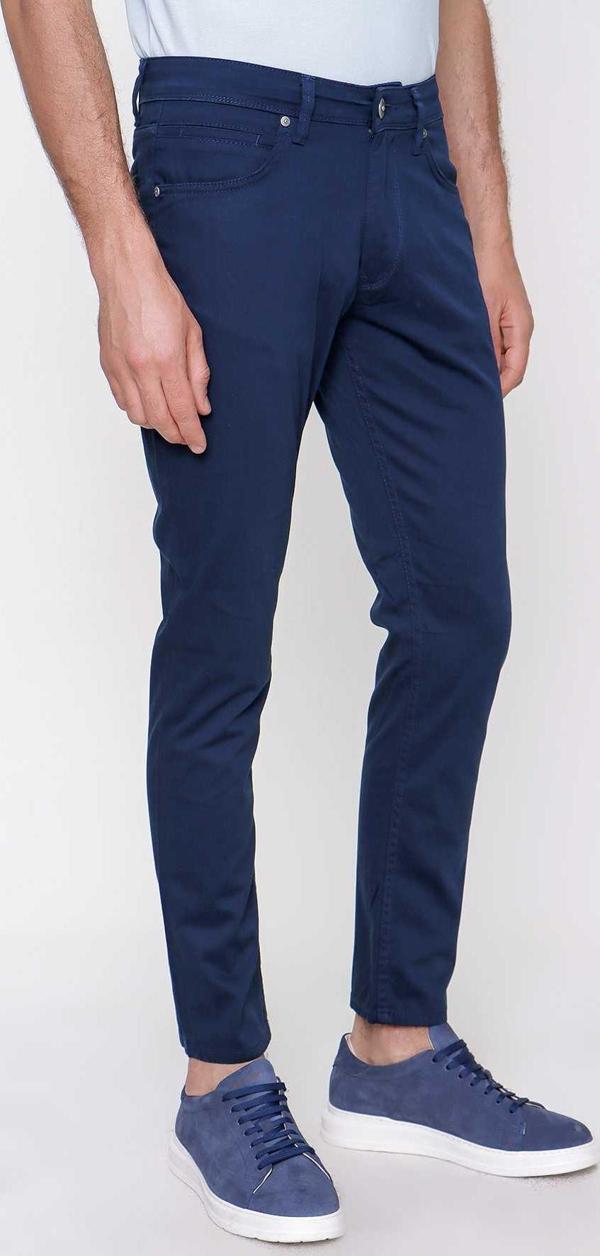  Erkek PARLEMENT Pamuk 5 Cep Slim Fit Dar Kesim  Pantolon - Image 1
