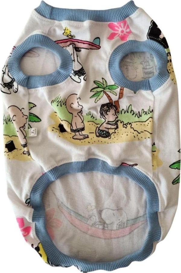 Gobo Snoopy Desenli Kollu Kedi Köpek Kıyafeti Elbisesi - Image 1