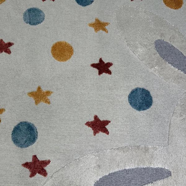 Hoom Rugs Kids Tavşan Desenli Antibakteriyel & Kolay Temizlenebilir Çocuk Halısı - Image 1