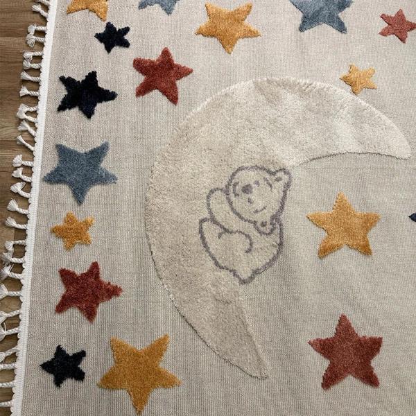 Hoom Rugs Kids Ayı Desenli Antibakteriyel & Kolay Temizlenebilir Çocuk Halısı - Image 1