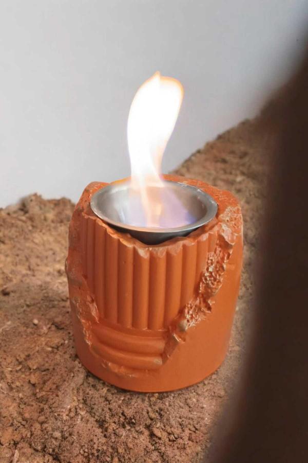 Gobo Şık Ve Dekoratif Ateş Çukuru Turuncu - Image 1