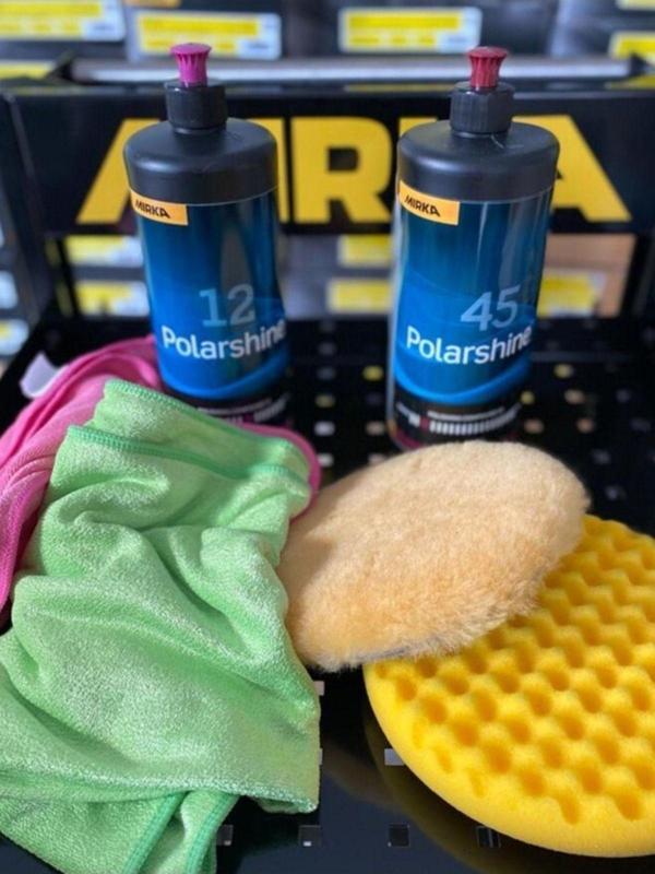 Mirka Mikrofiber Bez Hediyeli Araç Pasta Seti 6'Lı Set - Image 1