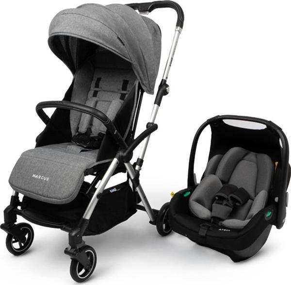 Kanz Marcus Kolay Katlanabilen Kabin Travel Sistem Bebek Arabası Heavy Grey - Image 1
