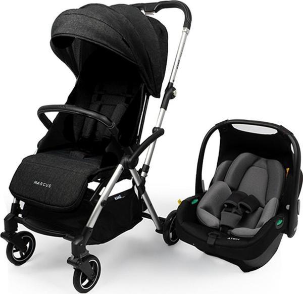 Kanz Marcus Kolay Katlanabilen Kabin Travel Sistem Bebek Arabası Raisin Black - Image 1