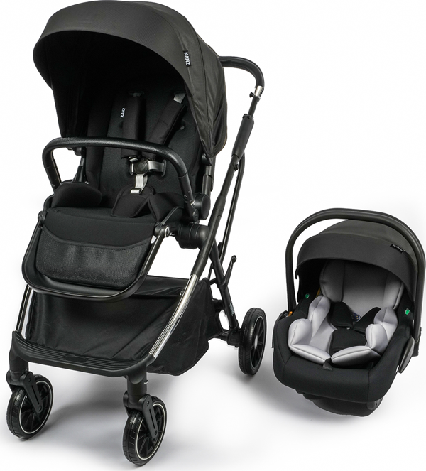 Kanz Thunder Kolay Katlanabilen Travel Sistem Bebek Arabası Oreoblack - Image 1