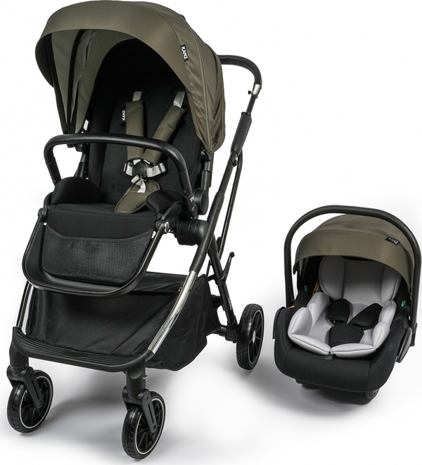 Kanz Thunder Kolay Katlanabilen Travel Sistem Bebek Arabası Pinegreen - Image 1