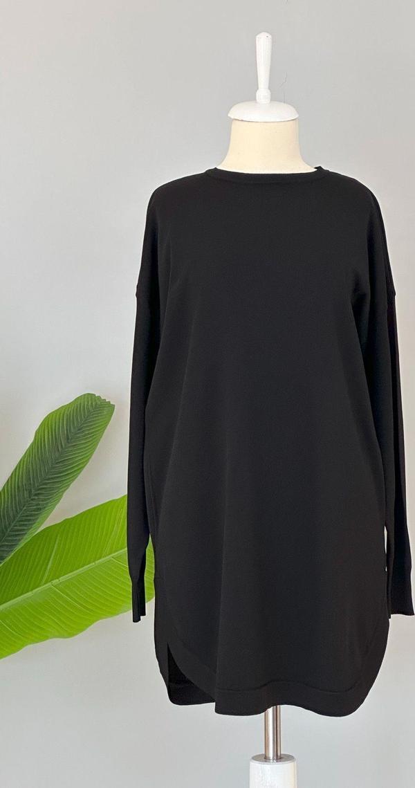 Remsa Nuss Merserize Oval Kesim Tunik 1200 Siyah - Image 1