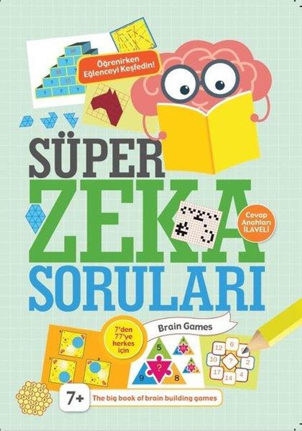 Süper Zeka Soruları-Yeşil Kitap 4 - Koloni Çocuk Yayınları - Image 1