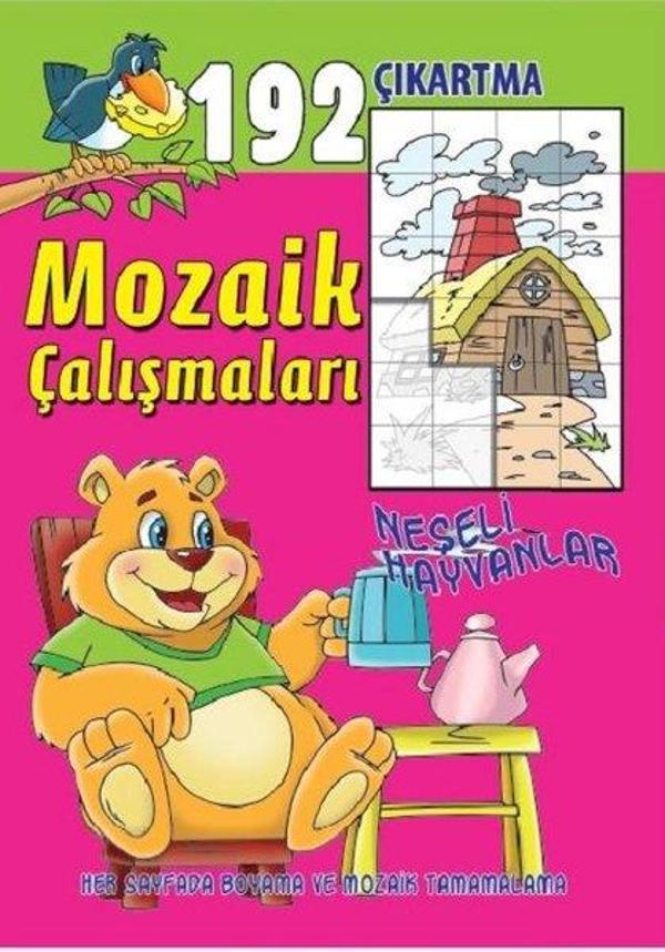 Mozaik Çalışmaları-Neşeli Hayvanları - Koloni Çocuk Yayınları - Image 1