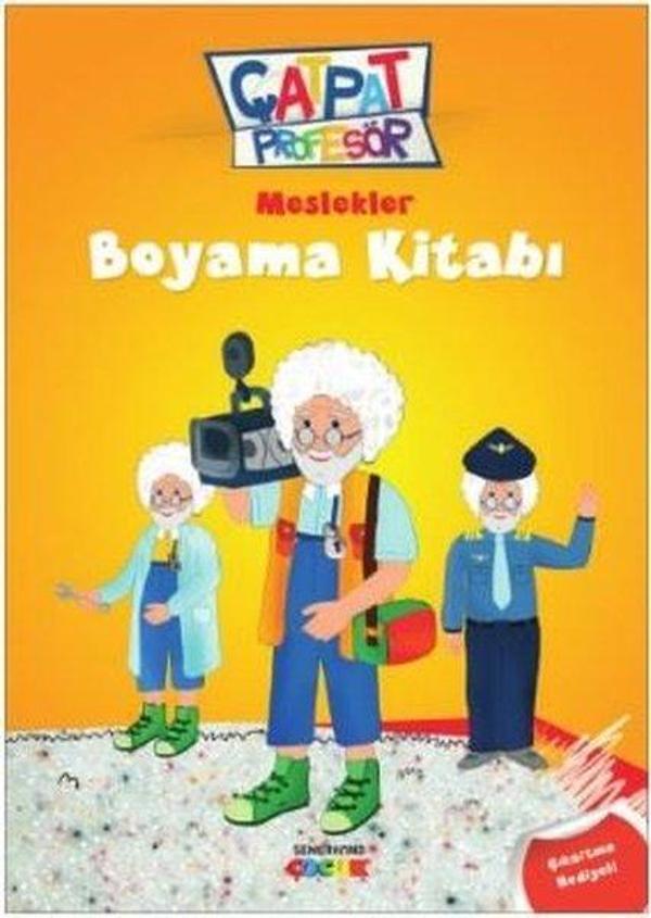 Çatpat Profesör Meslekler-Boyama Kitabı - Semerkand Çocuk - Image 1