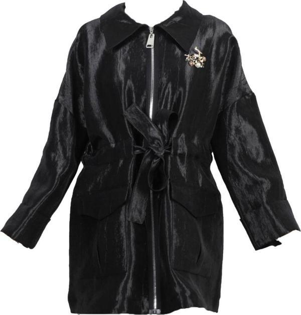 Remsa Mayo Nuss Parlak Ceket 6002-Kap Siyah - Image 1