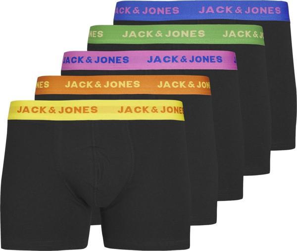 Jack Jones Jacleo Solıd Trunks 5 Pack Erkek Siyah Boxer 12250613-02 - Image 1