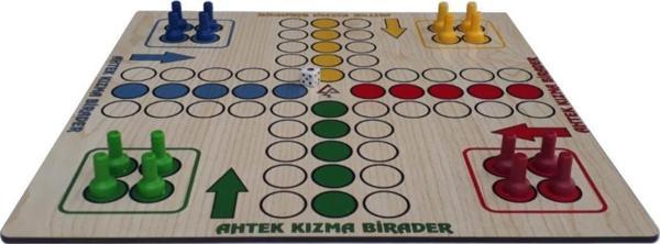 Ahtek Ahşap Kızma Birader Ludo Akıl, Zeka Ve Strateji Oyunu - Image 1