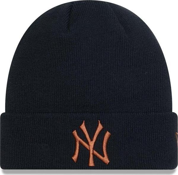 New Era League Ess Cuff Beanıe Neyyan Blktpn Unisex Siyah Şapka 60364350-02 - Image 1