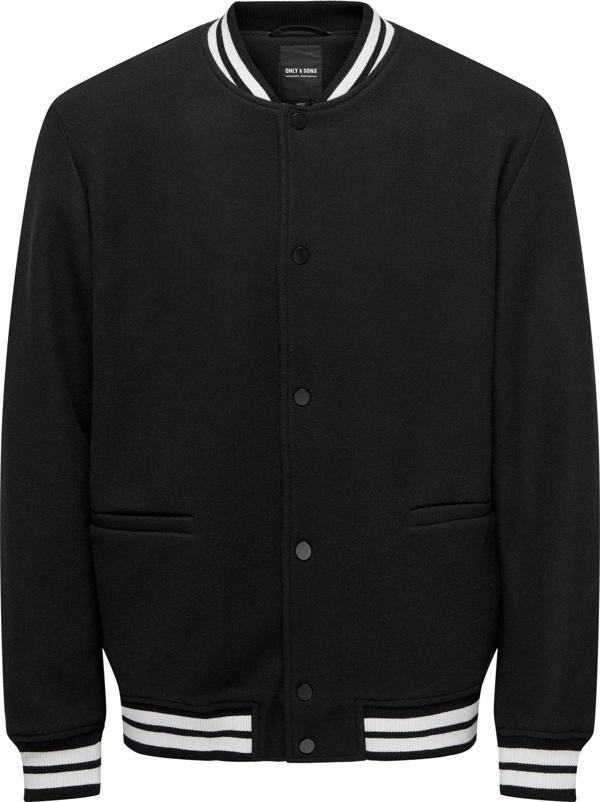 Only & Sons Denver Bomber Otw Vd Erkek Siyah Mont 22025212-01 - Image 1