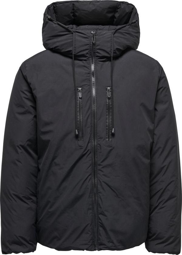Only & Sons Onszane Hood Jacket Otw Erkek Siyah Mont 22025741-02 - Image 1