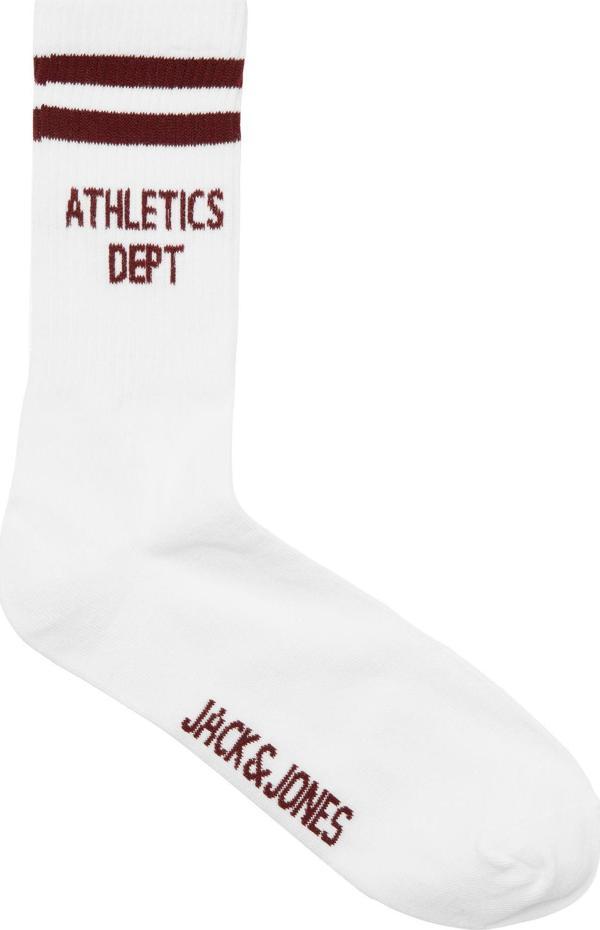 Jack Jones Statement Tennıs Sock Erkek Kırmızı Çorap 12248686-17 - Image 1